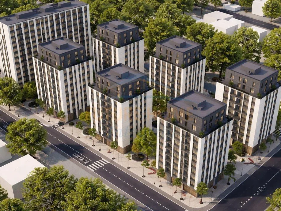 Shqiperi, shitet apartament 1+1 Kati 3, 82 m² (Rruga 5 Maji,në Kompleksin Ajka.)