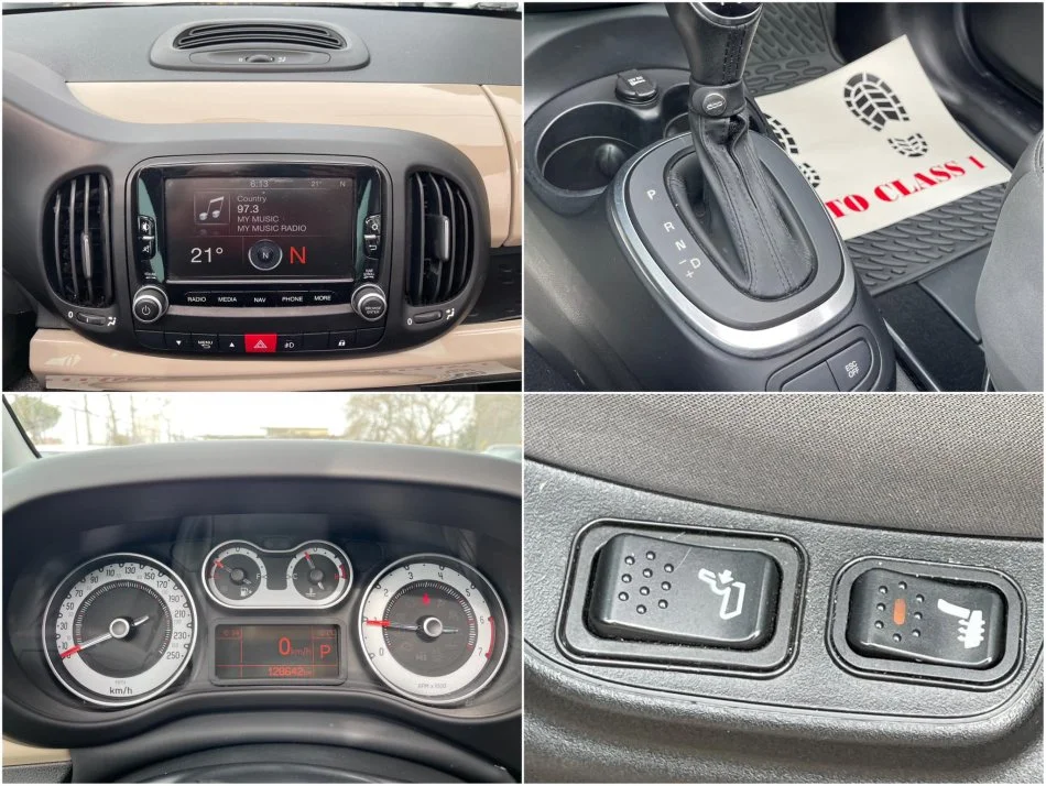 Tirane, shes makine FIAT 500 L Benzin, bezhë automatik Klima 128.000 km 7.500 €