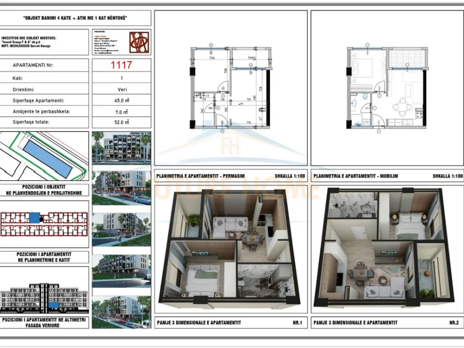 Durres, jepet me qera shtepi 2+1 Kati 3, 105 m² 350 € (Prane Market Rama,Durres)