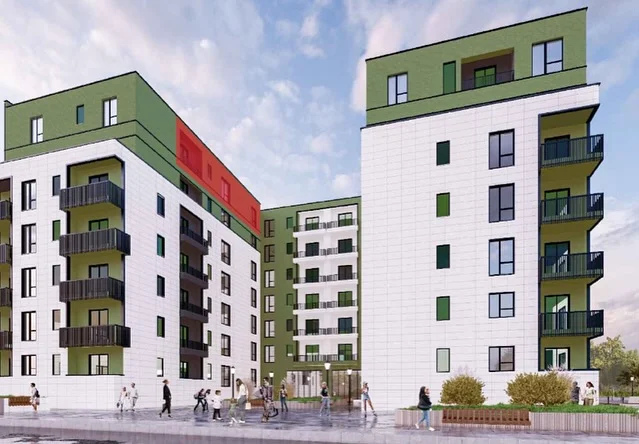 Tirane, shitet apartament 1+1 Kati 5, 70 m² (paskuqan)