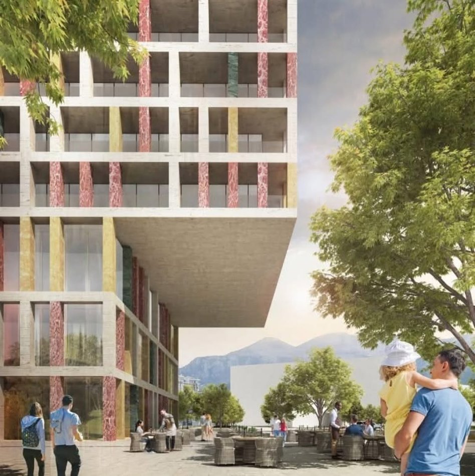 Tirane, shitet apartament 1+1 Kati 10, 79 m² 146.000 € (manhattan rezidence)