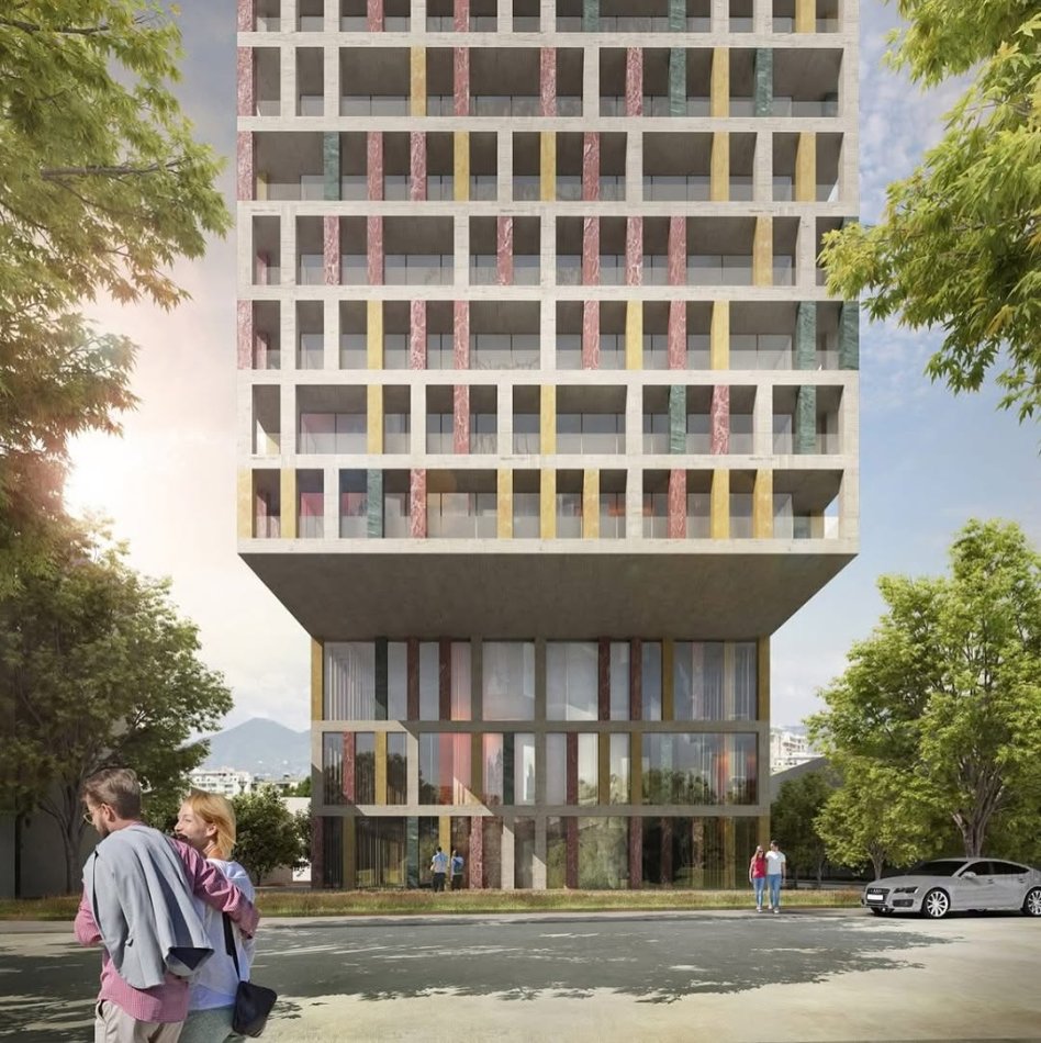 Tirane, shitet apartament 1+1 Kati 10, 79 m² 146.000 € (manhattan rezidence)