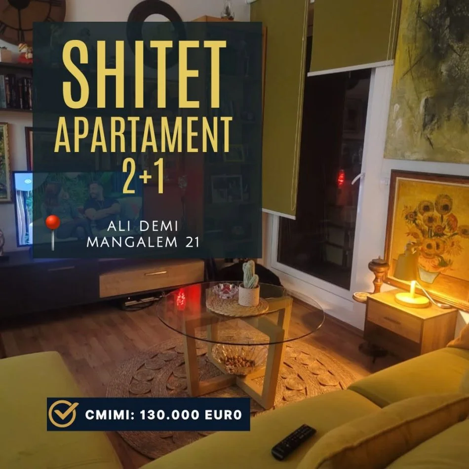 Tirane, shitet apartament 2+1+Ballkon , 82 m² 130.000 € (ALI DEMI)