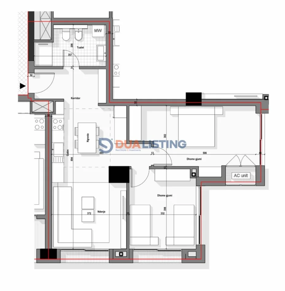 Tirane, shitet apartament 2+1 , 107 m² 277.680 € (Bulevardi Ri)