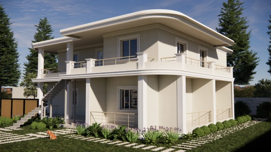 Tirane, jepet me qera Vile , 1.000 m² 2.200 € (kashar , casa italia)