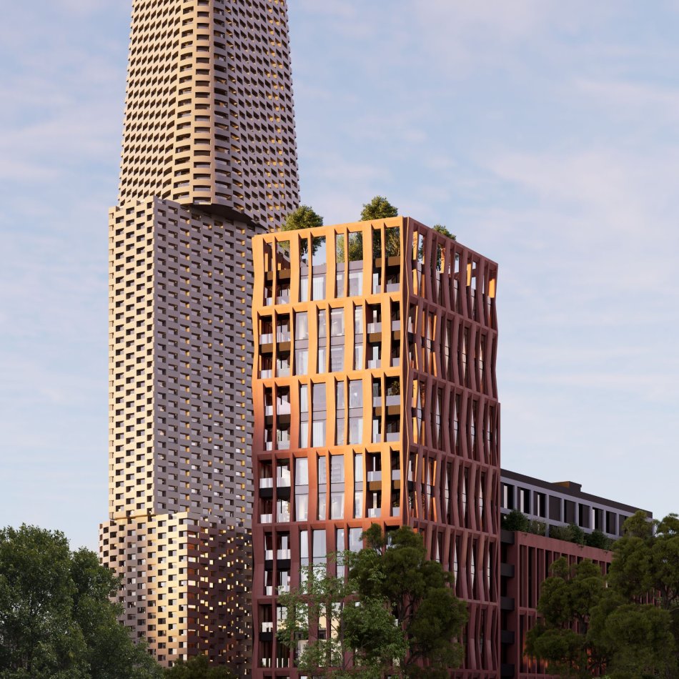 Tirane, shitet apartament 1+1 Kati 6, 73 m² 167.400 € (Axa Residence, Bulevardi i Ri, Tiranë, TT 1982)