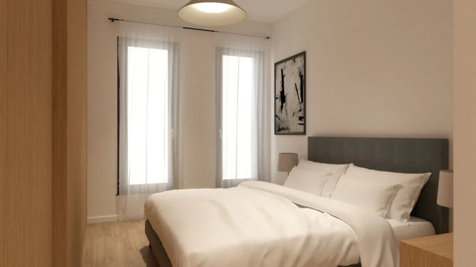 Tirane, jepet me qera apartament 2+1 Kati 4, 100 m² 1.200 € (Rruga e Kosovareve)