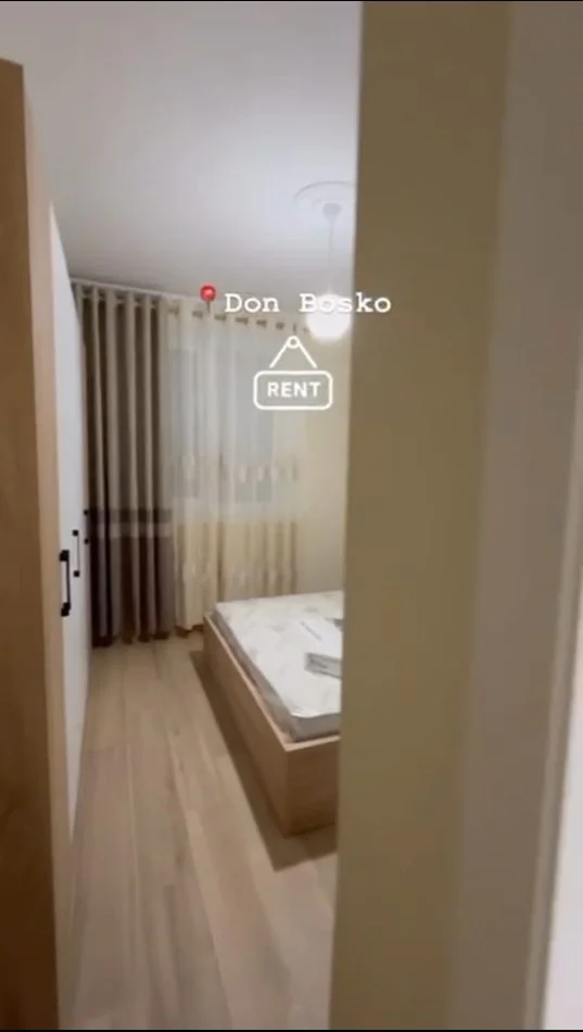 Tirane, jepet me qera apartament 2+1+Ballkon Kati 8, 100 m² 700 € (Rruga Don Bosko)