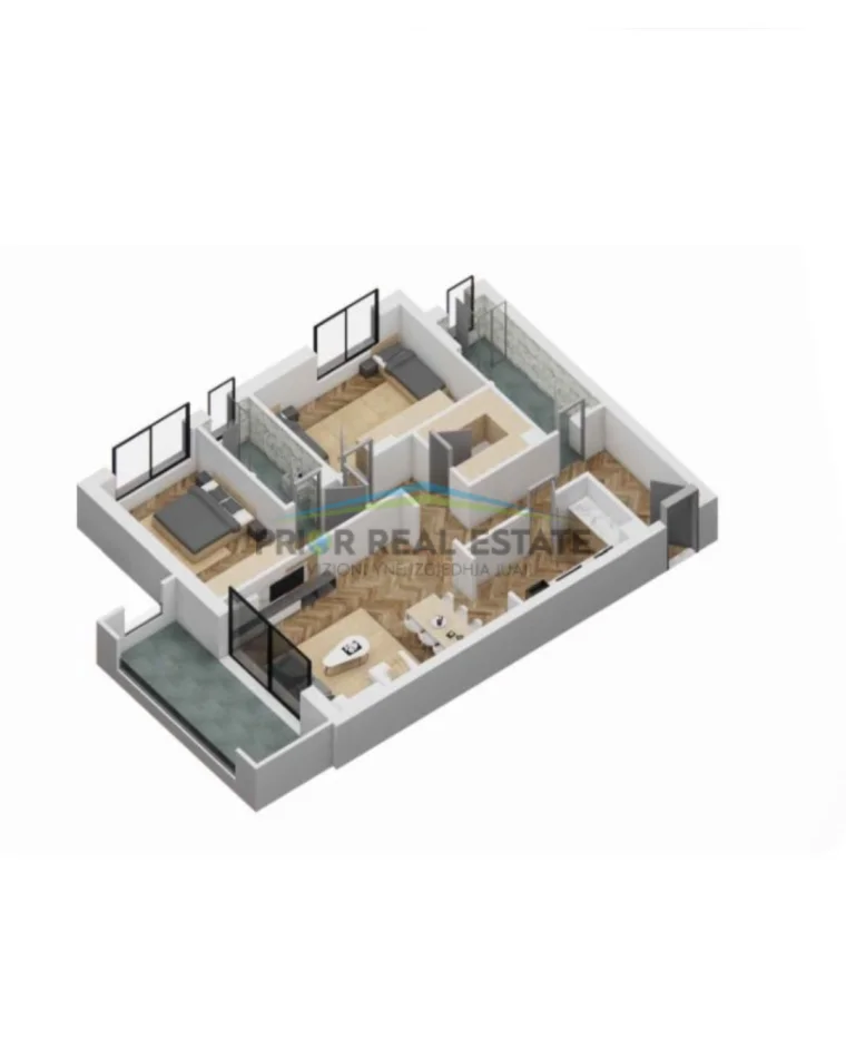 Tirane, shitet apartament 2+1 Kati 2, 149 m² (Kopshti Zoologjik)