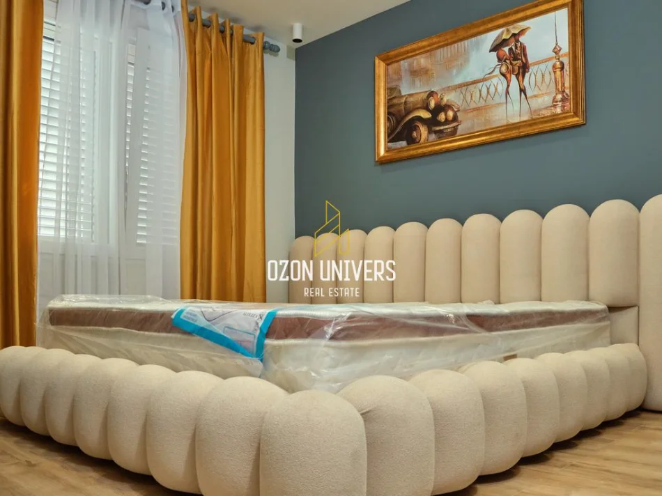 Tirane, jepet me qera apartament 1+1+Ballkon Kati 5, 59 m² (Bllok)