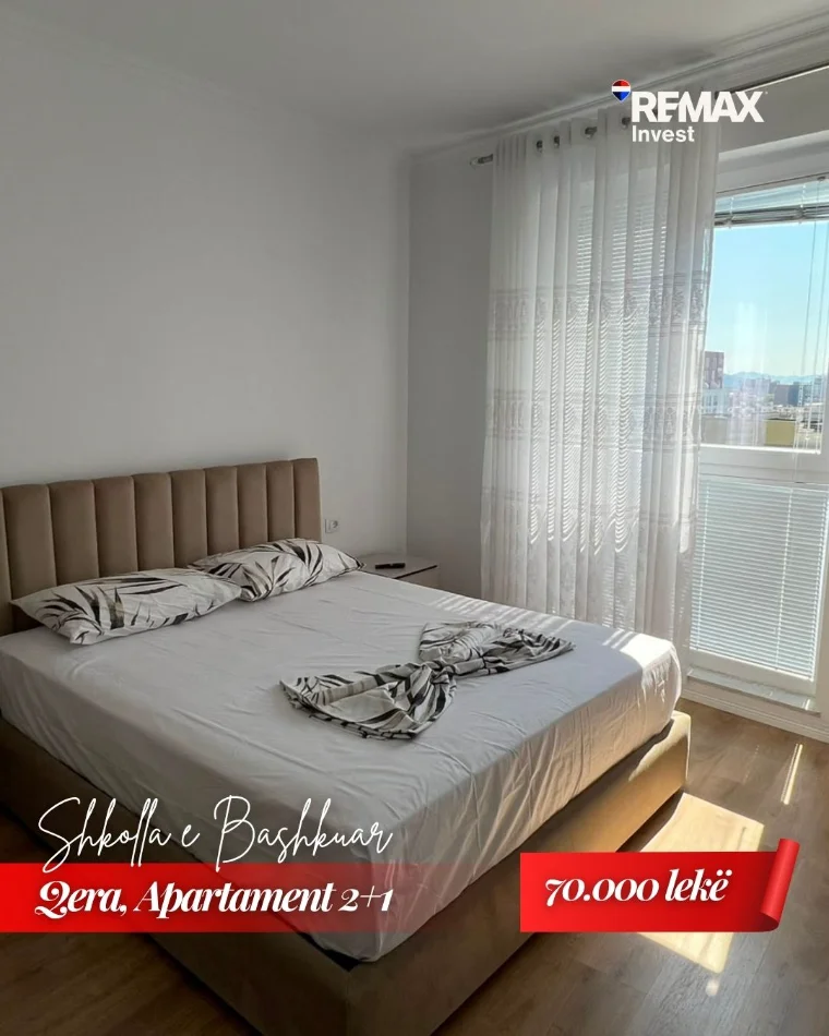 Tirane, jepet me qera apartament 2+1+Ballkon Kati 7, 109 m² 725 € (SHKOLLA E BASHKUAR) MLS # 530581008-167