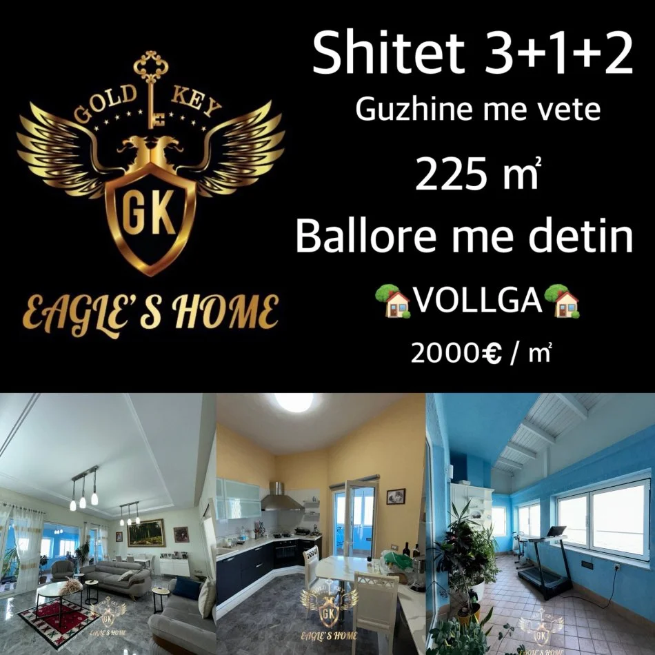 Durres, shes apartament 4+1+Aneks+Ballkon Kati 14, 225 m² (vollga)