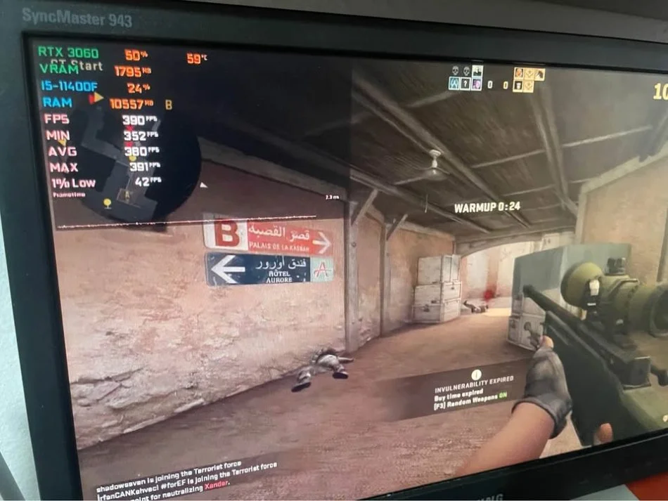 Elbasan, shes Kompjuter+Monitor Aerocool/ AsRock