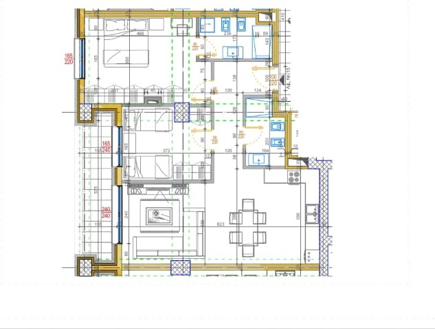 Tirane, shitet apartament 2+1+BLK Kati 1, 115 m² 144.000 Euro (Fusha Aviacionit , Kompleksi Garden Park Rezidenc)