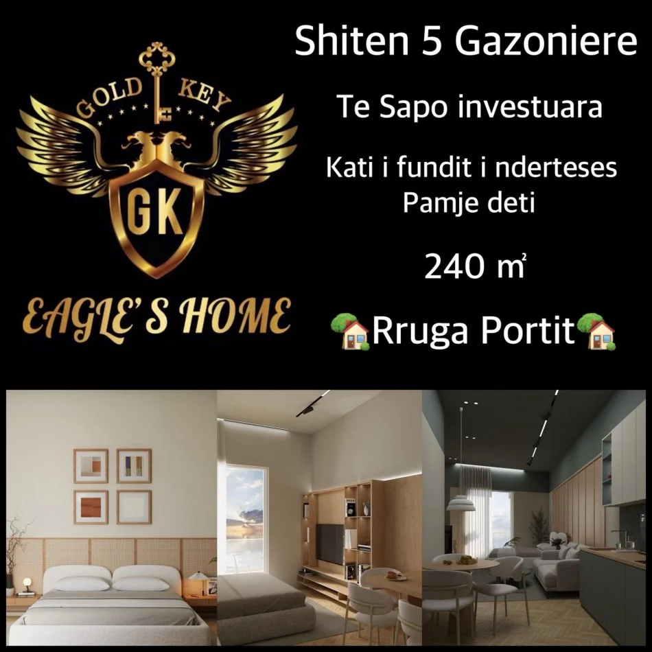 Durres, shes apartament+verande | Penthouse 5+1+Aneks+Ballkon Kati 9, 240 m² 600.000 € (SHITET 5 APARTAMENTE • SISTEMIM STUDIO (GARSONIERE) 069 20 39 456 069 20 39 456 RRUGA PORTIT ,Durres)