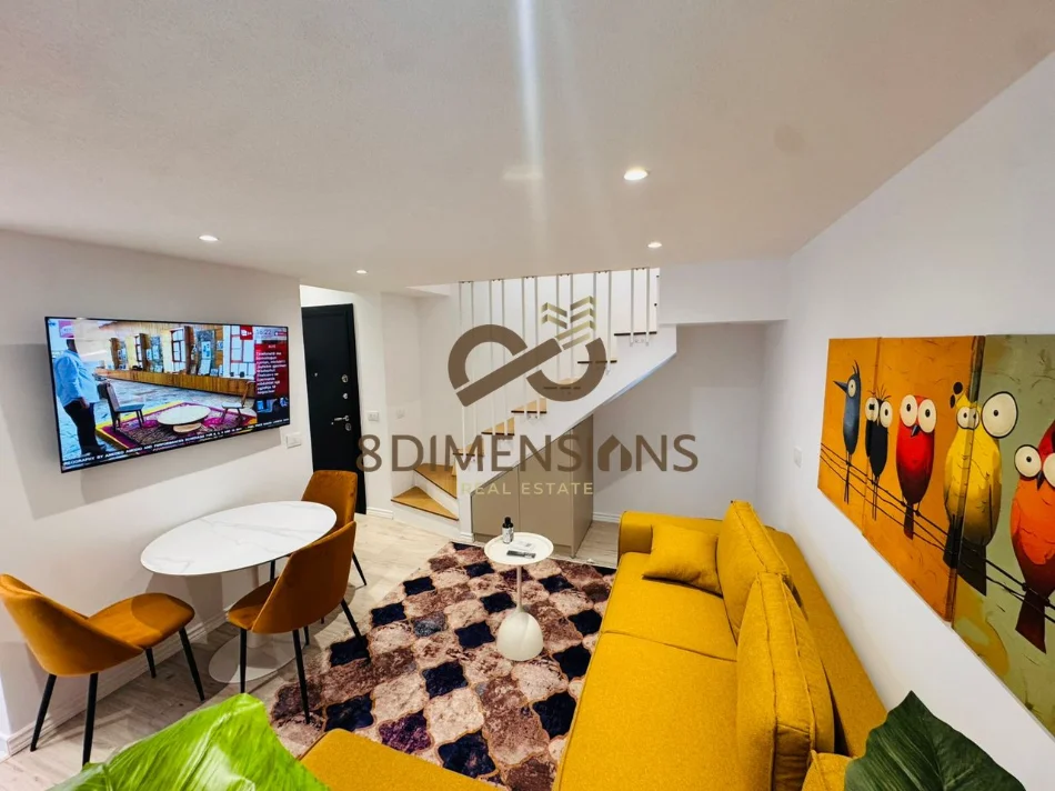 Tirane, jepet me qera apartament duplex 1+1+Ballkon Kati 3, 60 m² 650 € (rruga e dibres)