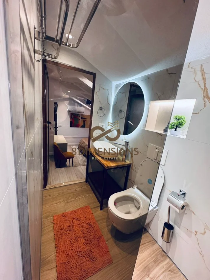 Tirane, jepet me qera apartament duplex 1+1+Ballkon Kati 3, 60 m² 650 € (rruga e dibres)