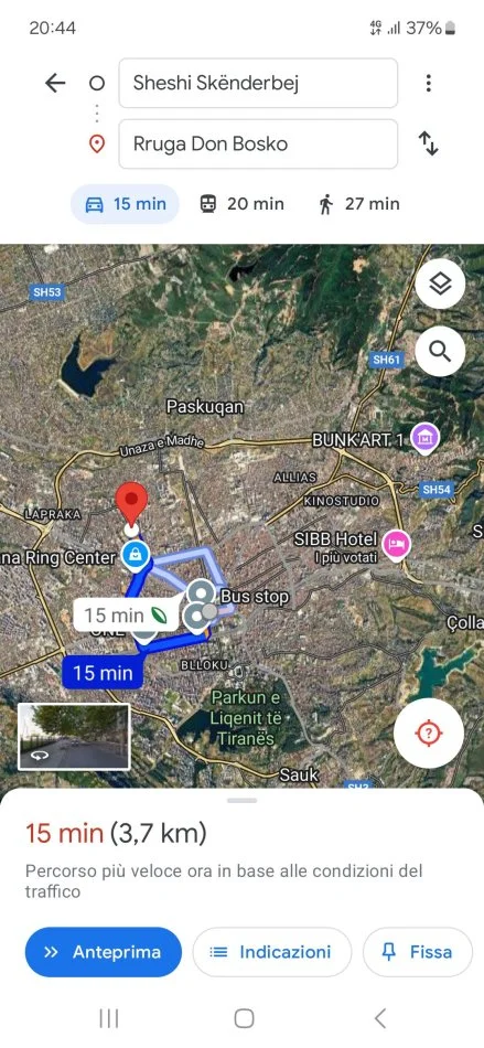 Tirane, jepet me qera apartament 2+1+Ballkon Kati 3, 100 m² 420 € (Rruga Don Bosko)