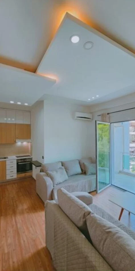 Tirane, jepet me qera apartament 1+1+Ballkon Kati 2, 60 m² 480 € (Kompleksi "FZ Construction Green Tarrace" Liqeni I Thate, Rr. HAMDI Sina.)