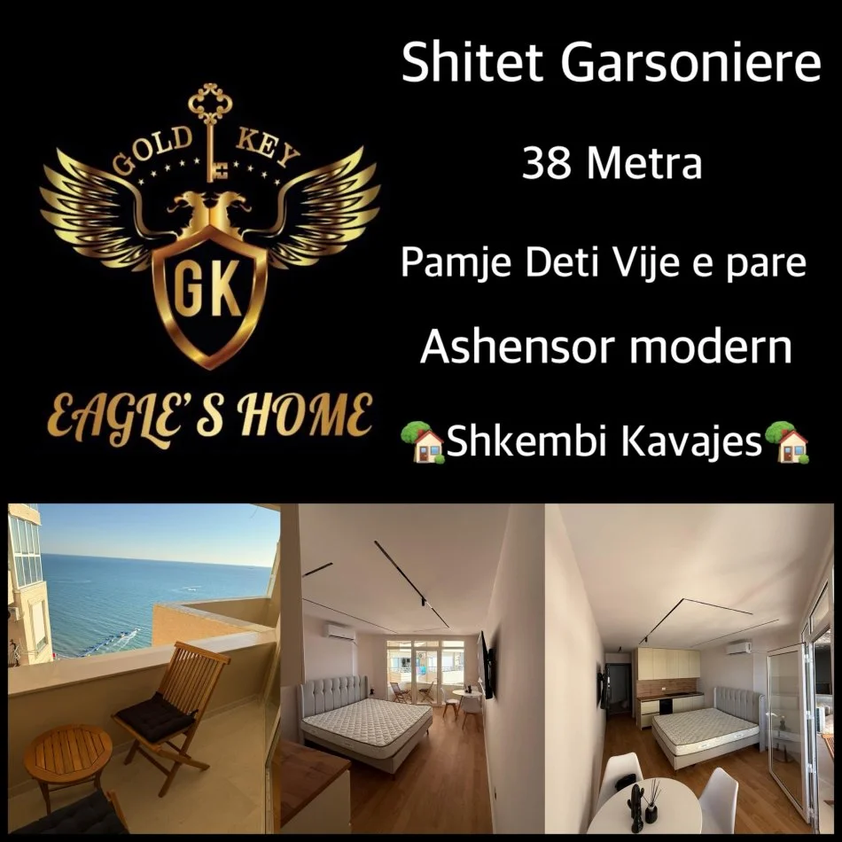 Durres, shes apartament 1+1 Kati 15, 88.000 € (355 069 20 39 456 PAMJE DETI)