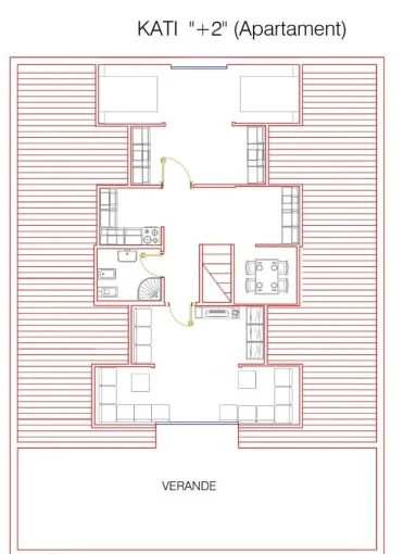 Tirane, shitet Vile 3 Katshe , 620 m² 400.000 € (Kamez)