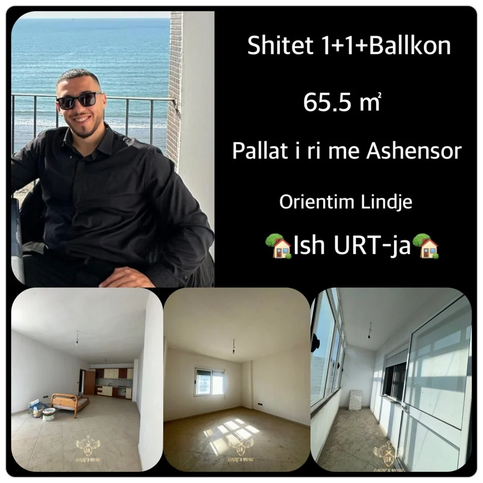 Durres, shes apartament 1+1+Ballkon Kati 8, 66 m² 70.000 € (ISH URT-ja Durres 0692039456)