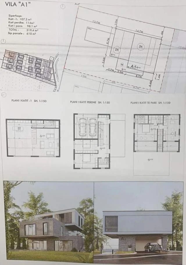 Tirane, shes Vile 2 Katshe Kati 0, 319 m² 800.000 Euro ("Lakeside" Residence)