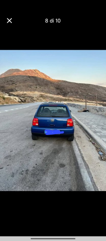 Vlore, shitet makine Volkswagen Lupo 1.4 Benzin, blu manuale Klima 20.500 km 2.500 €
