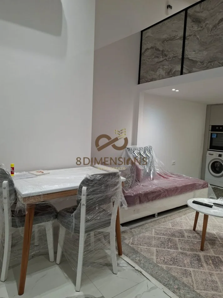 Tirane, jepet me qera apartament duplex 1+1 Kati 0, 35 m² 400 € (astir)