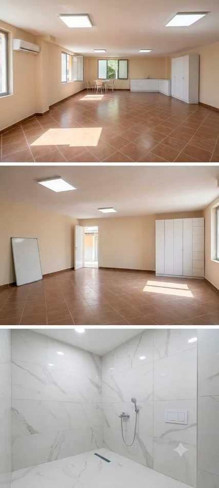 Tirane, jepet me qera ambjent biznesi Kati 1, 76 m² 530 € (Rruga Eduard Mano)