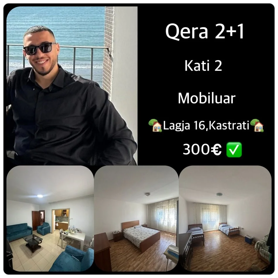 Durres, jepet me qera apartament 2+1+Ballkon Kati 2, 80 m² 300 € (Qera Apartament Sistemin 2+1 Lagja 16 • 300€ neto +355 069 20 39 456 Apartament me Qera • 2+1 • Kati 2 nga toka pallat i vjeter • Mobiluar)