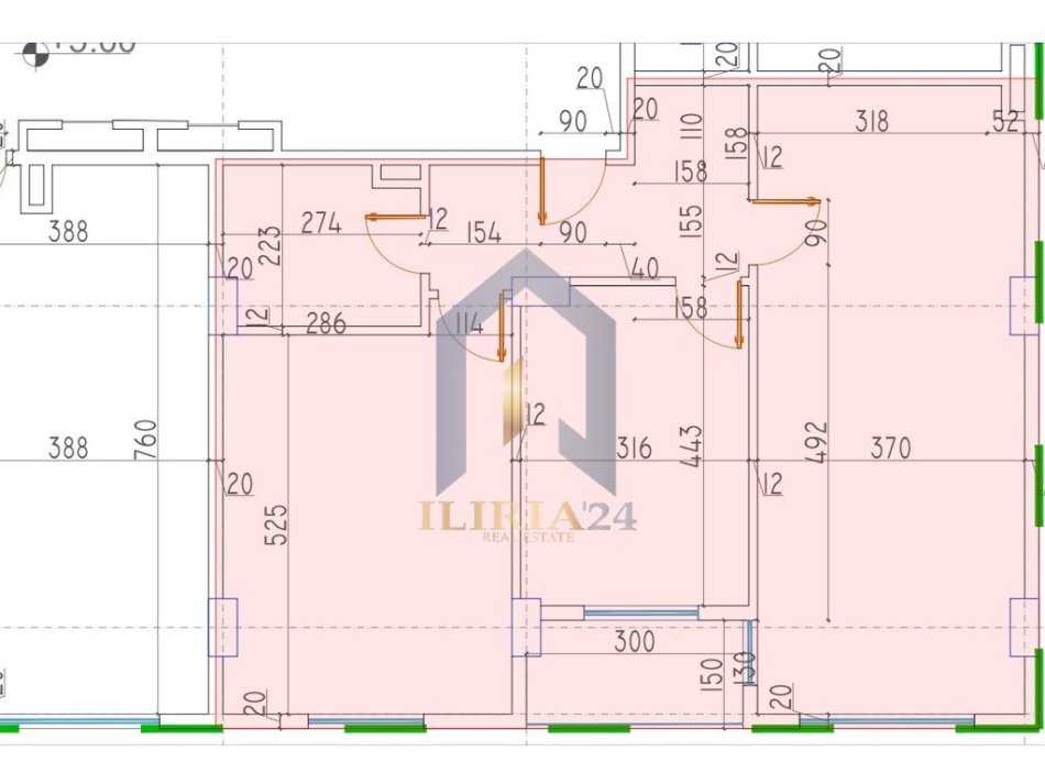 Tirane, shes apartament 2+1+Ballkon Kati 1, 114 m² 113.710 € (&quot;Paskuqan&quot;)