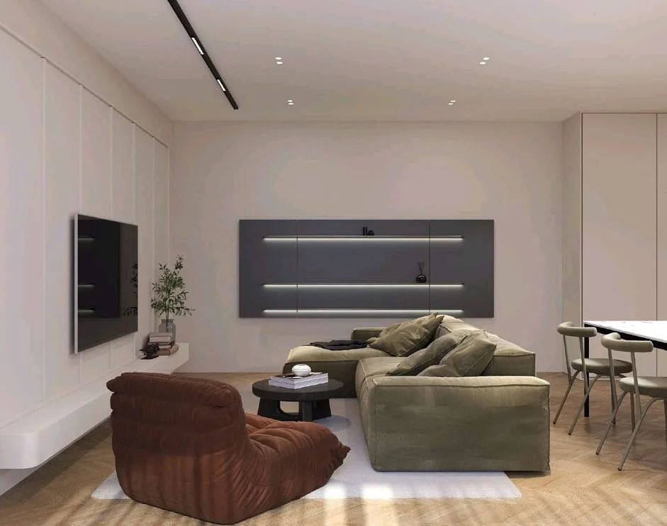 Tirane, jepet me qera apartament 2+1 Kati 8, 105 m² 850 € (rruga e Kavajes tek Globe.)