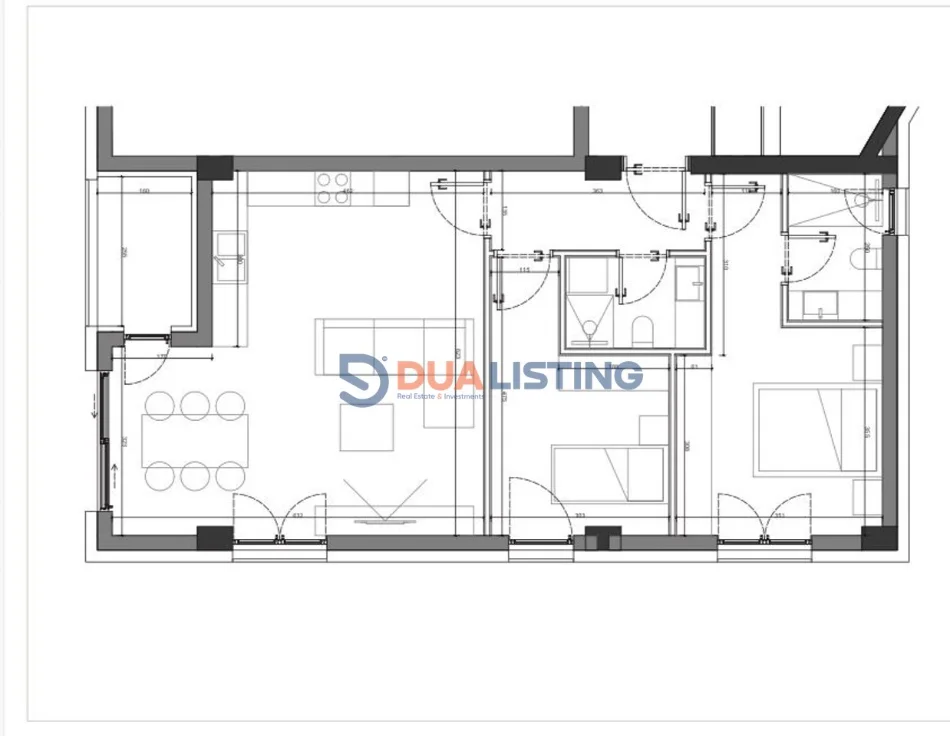 Dhermi - Palase, shitet apartament 2+1 , 106 m² 