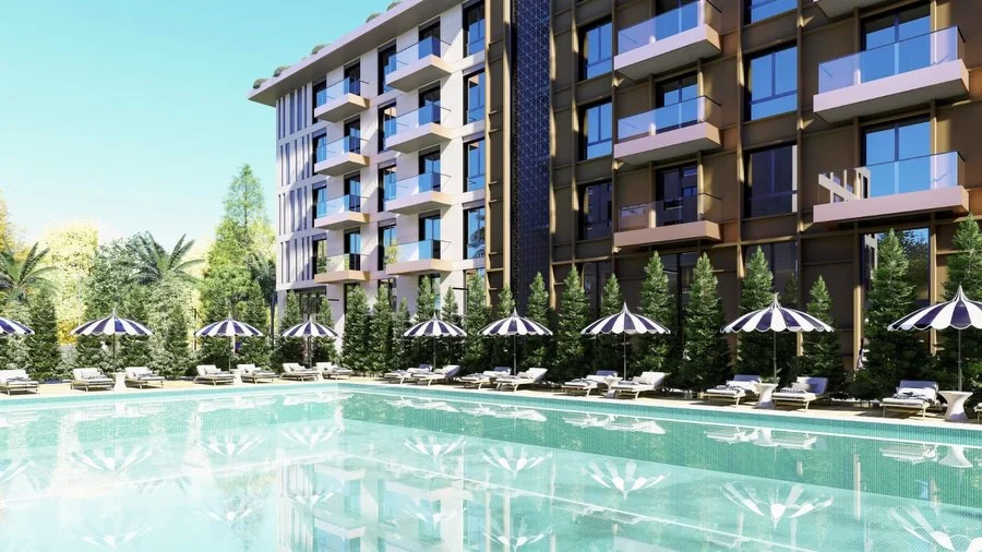 Qerret, shitet apartament 1+1 , 68 m² 72.000 € (palm paradise residence)