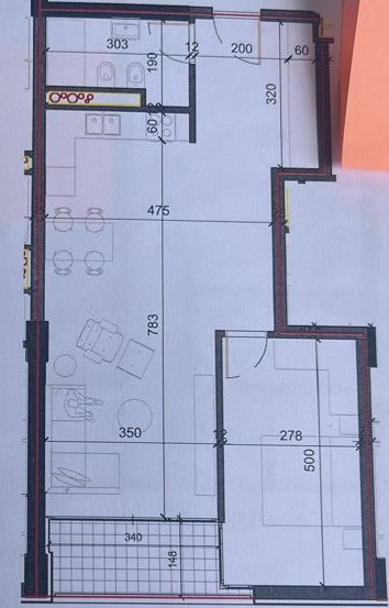 Tirane, shitet apartament 1+1, Kati 6, 83 m² 90,270 € (Shkoze)