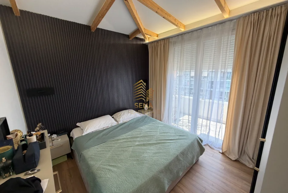 Tirane, jepet me qera apartament 1+1+Ballkon Kati 7, 65 m² 550 € (Astir)