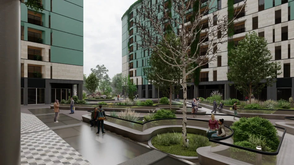 Tirane, shitet apartament 2+1 Kati 9, 101 m² (river side residence - bulevardi gjergj fishta)