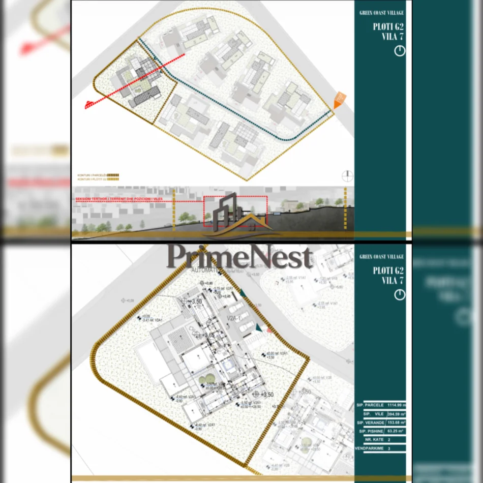 Dhermi - Palase, shitet apartament 1+1 Kati 2, (Green Coast 2)