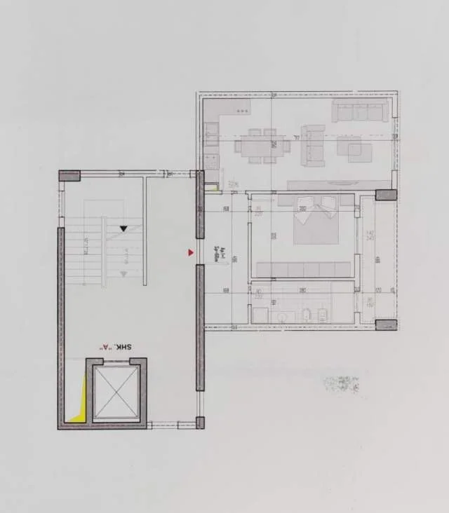 Tirane, shes apartament 2+1 Kati 3, 94 m² 98.000 Euro