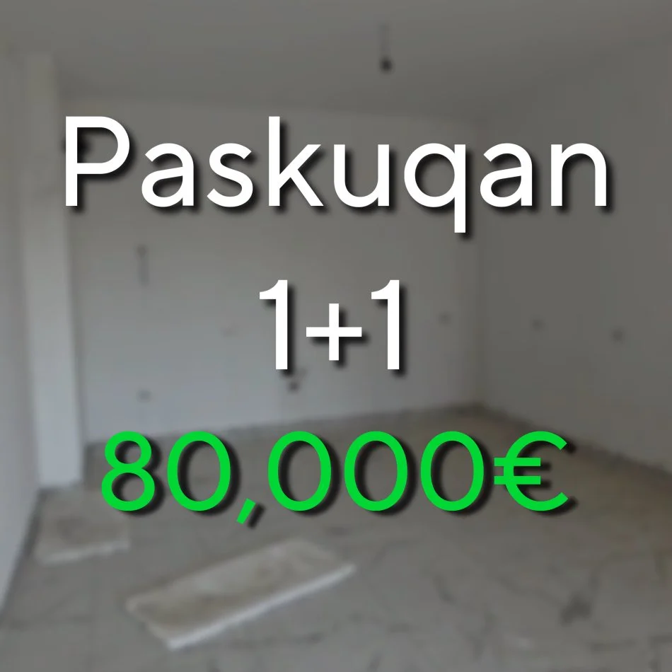 Tirane, shitet apartament 1+1 Kati 2, 73 m² 80.000 € (Paskuqan)