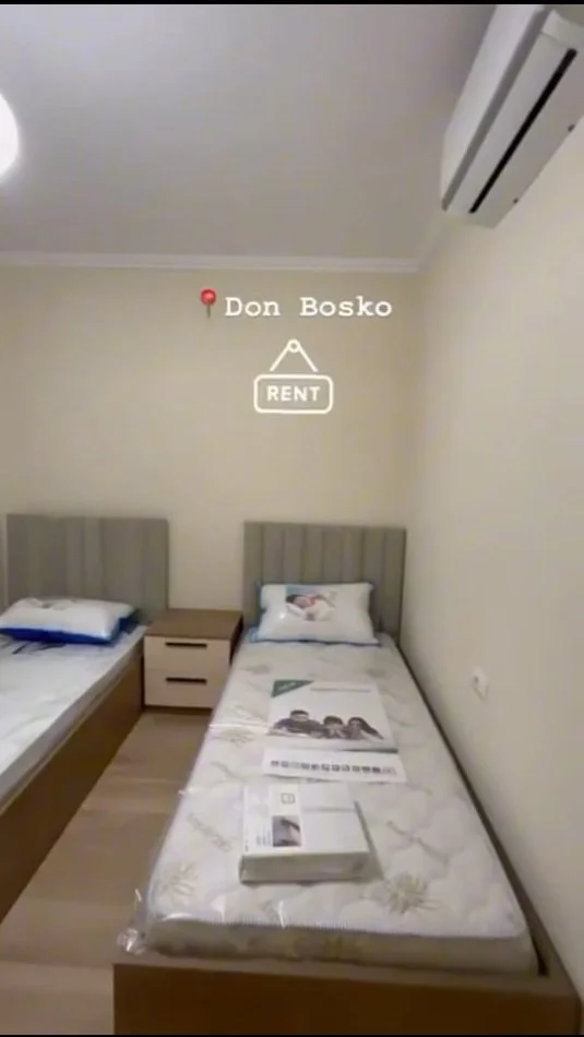 Tirane, jepet me qera apartament 2+1+Ballkon Kati 8, 100 m² 700 € (Rruga Don Bosko)