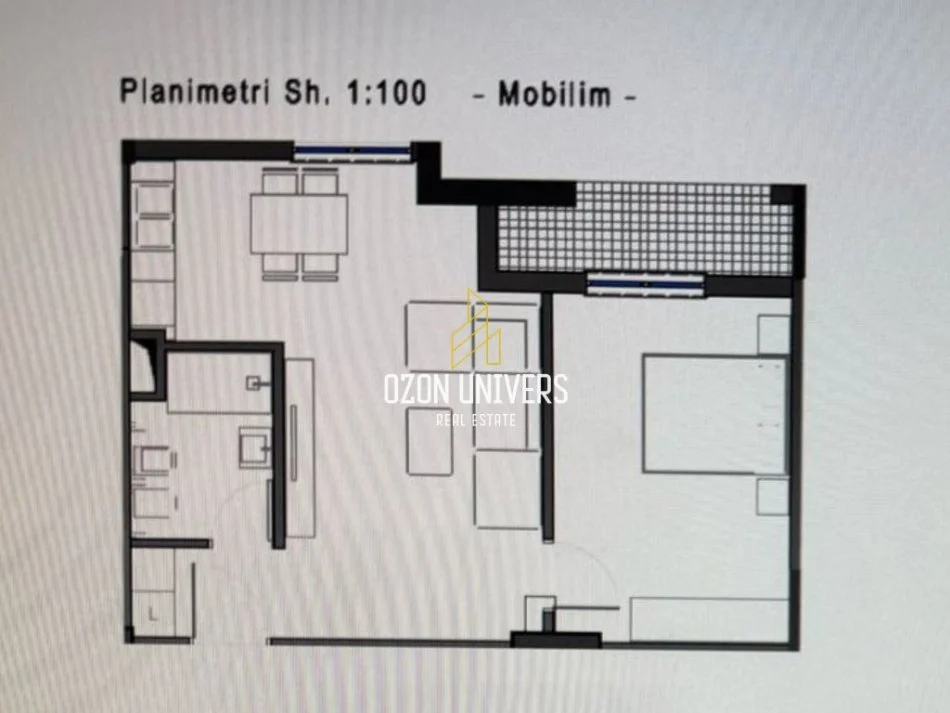 Golem, shitet apartament 1+1+Ballkon Kati 2, 73 m² 80.784 € (Golem)