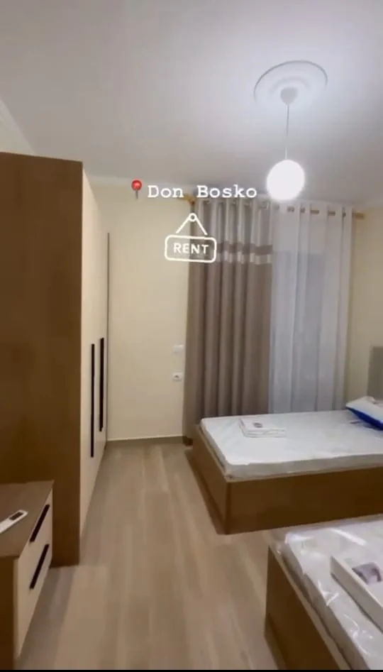 Tirane, jepet me qera apartament 2+1+Ballkon Kati 8, 100 m² 700 € (Rruga Don Bosko)