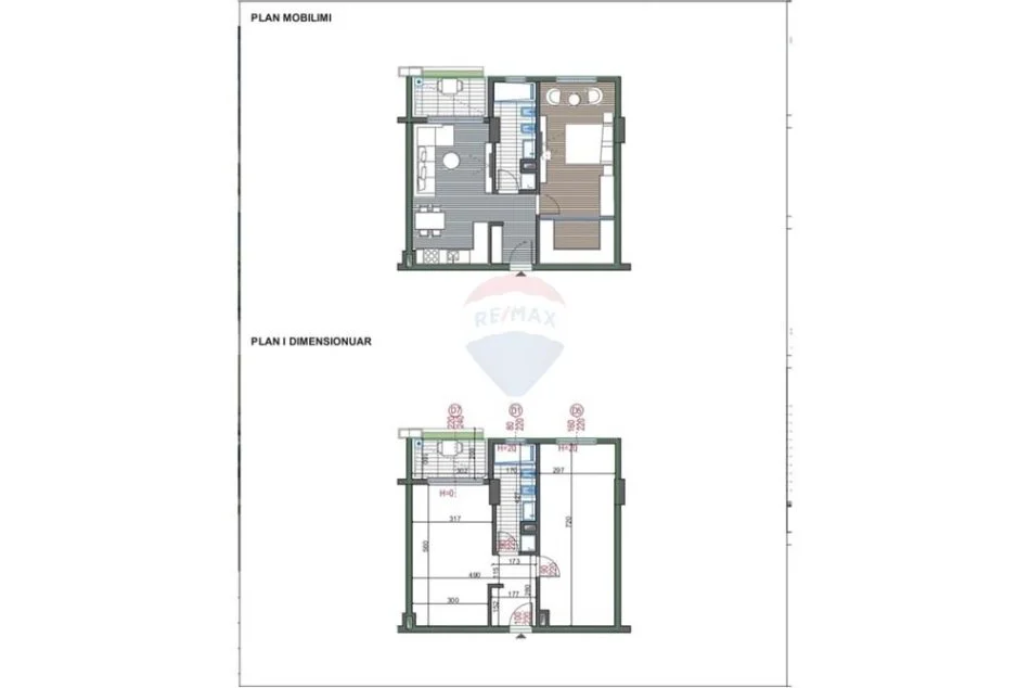 Tirane, shitet apartament 1+1 Kati 8, 69 m² 101.000 € (Fusha e Aviacionit)