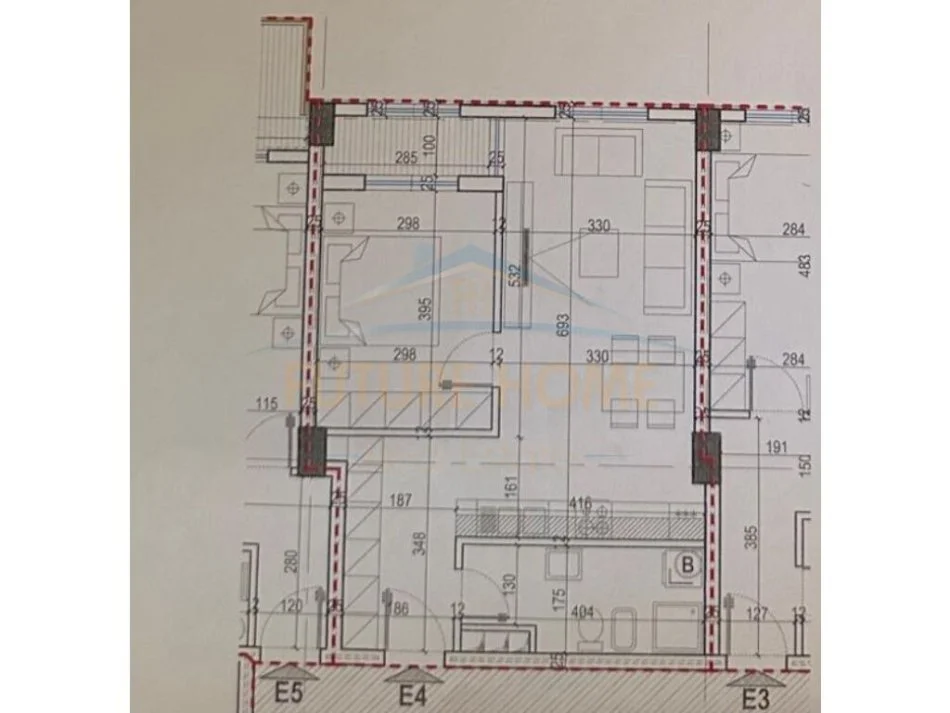 Tirane, shitet apartament 1+1 Kati 5, 71 m² 115.000 € (DRITAN HOXHA)