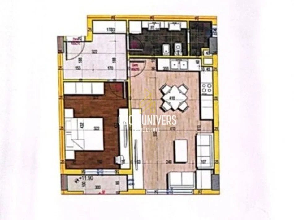 Shitet apartament 1+1 i mobiluar tek Urban Gate Residence, Unaza e re!