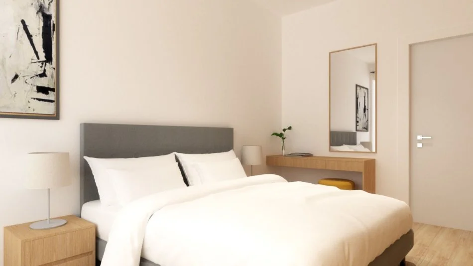 Tirane, jepet me qera apartament 2+1 Kati 4, 100 m² 1.200 € (Rruga e Kosovareve)