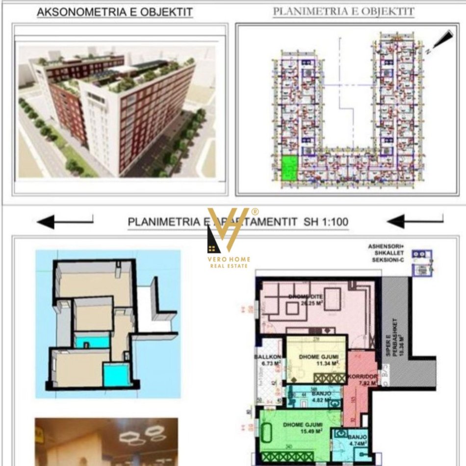 Tirane, shitet apartament 2+1+Ballkon Kati 5, 112 m² 250.000 € (RRUGA “NDRE MJEDA”, KOMPLEKSI GUCE)