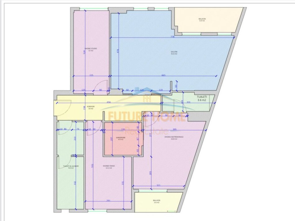 Tirane, shitet apartament 3+1+Ballkon Kati 9, 157 m² 270.000 € (Bulevardi i Ri)